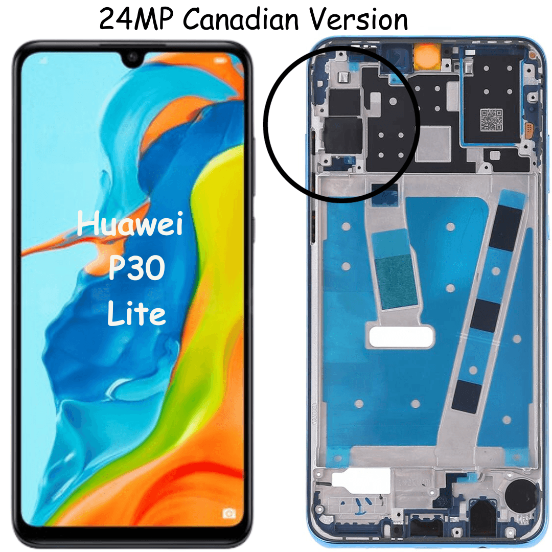 LCD & Digitizer With Frame For Huawei P30 Lite 2019 MAR-LX3A MAR-LX2 MAR-L21 MAR-LX3 MAR-LX1 - 24MP Rear Camera - (Canadian Version) (BLACK) - Best Cell Phone Parts Distributor in Canada, Parts Source LCD & Digitizer With Frame For Huawei P30 Lite 2019 MAR-LX3A MAR-LX2 MAR-L21 MAR-LX3 MAR-LX1 - 24MP Rear Camera - (Canadian Version) (BLACK) - Best Cell Phone Parts Distributor in Canada, Parts Source